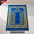 96 Pieces Prayer Mats, Turkish Style Decorative Design, Single Mat for Daily Prayer