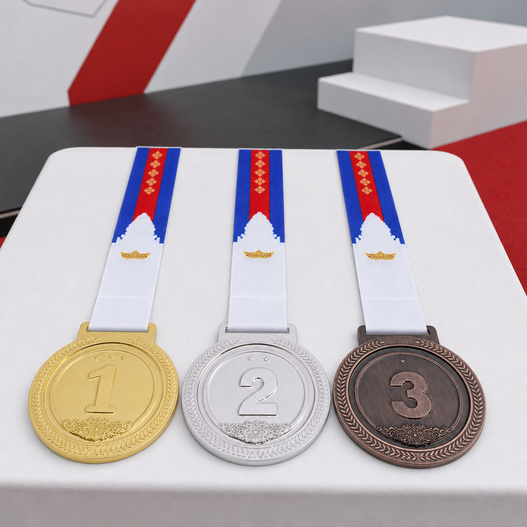 144 Pieces Award Medals with Ribbons, 1st 2nd 3rd Place Set for Sports Events, Competitions and Recognition Ceremonies