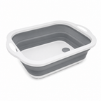 96 Pieces White and Grey 3-in-1 Collapsible Cutting Boards and Washing Basket, 1 Piece, 42 x 32 cm