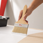 144 Pieces Wooden Handle Paint Brush, 4 in, Single Piece for Art and DIY Painting