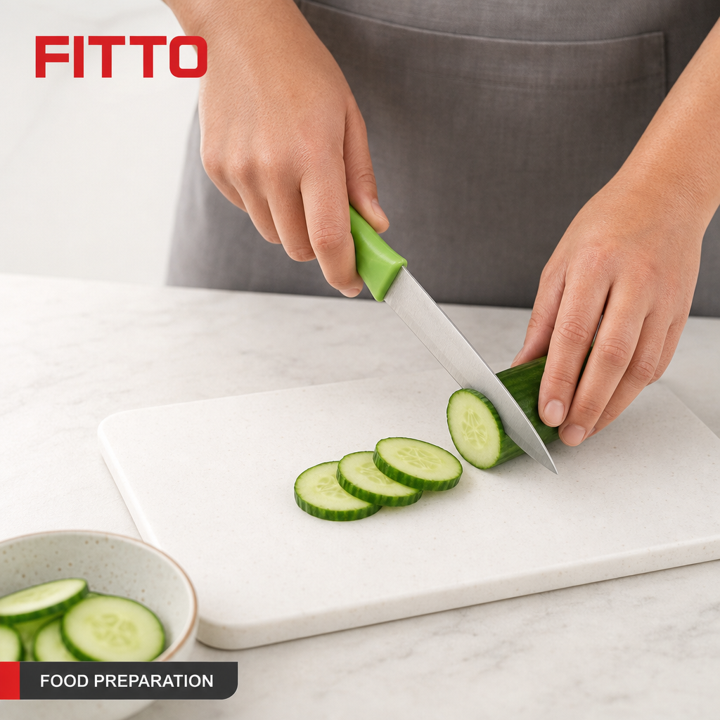 72 Pieces Kitchen Knives, Stainless Steel Blade with Plastic Handle, 30 cm, Single Piece