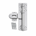 144 Pieces Sliding Tower Bolt Door Latch, 4 Inch, 10.2 cm, Silver, 1 Set