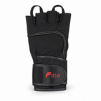 96 Pieces Gym Gloveses with Wrist Support for Weight Lifting and Fitness, Black