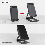 120 Pieces Foldable Mobile Phone Holder Stand, Compact Desktop Viewing Support