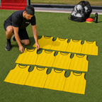 48 Pieces Mesh Sports Training Bib Vests, Small Size, Yellow, 12-Piece Pack