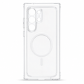96 Pieces Crystal Clear Magnetic Phone Cases with Ring, Raised Camera Protection and Wireless Charging Support
