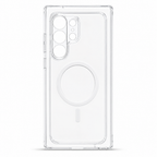 96 Pieces Crystal Clear Magnetic Phone Cases with Ring, Raised Camera Protection and Wireless Charging Support