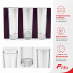 96 Pieces Classic Glass Tumbler Set, 245 ml, 3 Pieces