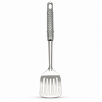 120 Pieces Slotted Turner, Silver Stainless Steel Cooking Utensils, 32 cm, 1 Piece