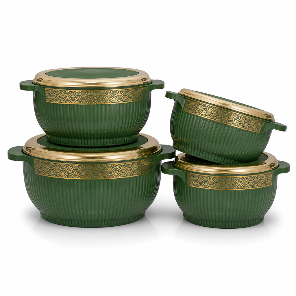 48 Pieces Insulated Hot Pot Storage and Serving Container Set, 4 Pieces