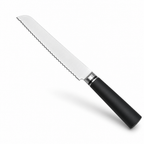 72 Pieces Bread Knife, 8 Inch Serrated Blade with Black Handle