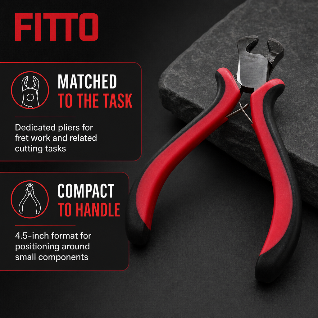 120 Pieces Red and Black Fret Cutter Pliers, 4.5 in, Hand Tools, 1 Piece