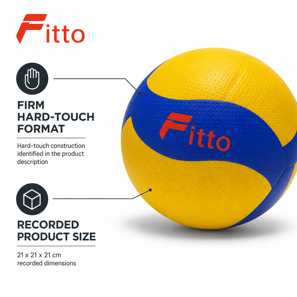 96 Pieces Volleyball, Hard Touch, Yellow and Blue, 21 cm