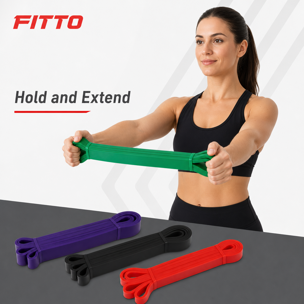 60 Pieces Resistance Bands Set, 4-Piece Exercise Loop Bands for Strength, Mobility and Home Workouts