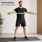 72 Pieces Exercise Loop Resistance Bands, Medium Green, Single Band for Strength Training, Stretching and Home Workouts