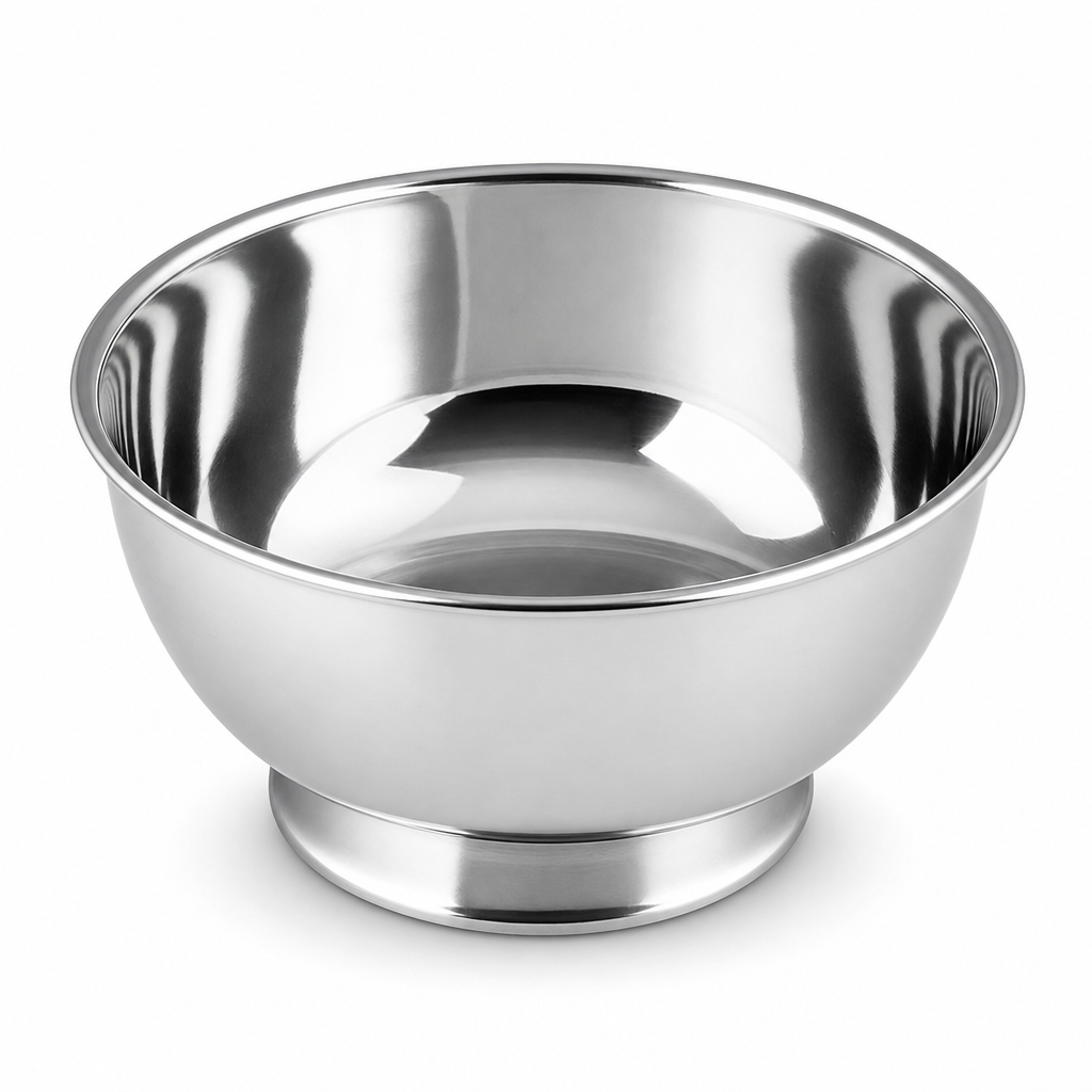120 Pieces Stainless Steel Deep Footed Bowl, 11 cm, Silver