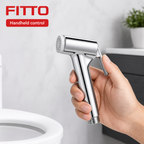 120 Pieces Handheld Bidet Sprayer Shattaf Head, 12 cm, Chrome, 1 Piece