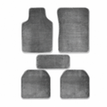 48 Pieces Universal Car Floor Mat Set, 5-Piece Grey Cashmere Fiber Mats with Magic Backing, 75 x 50 cm