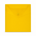 240 Pieces A4 Plastic Button Document Folder Yellow 1 Piece for Office and School Paperwork