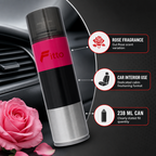 96 Pieces Car Deodorizer Spray, Gul Rose Fragrance, 238 ml Aerosol Can for Vehicle Interiors