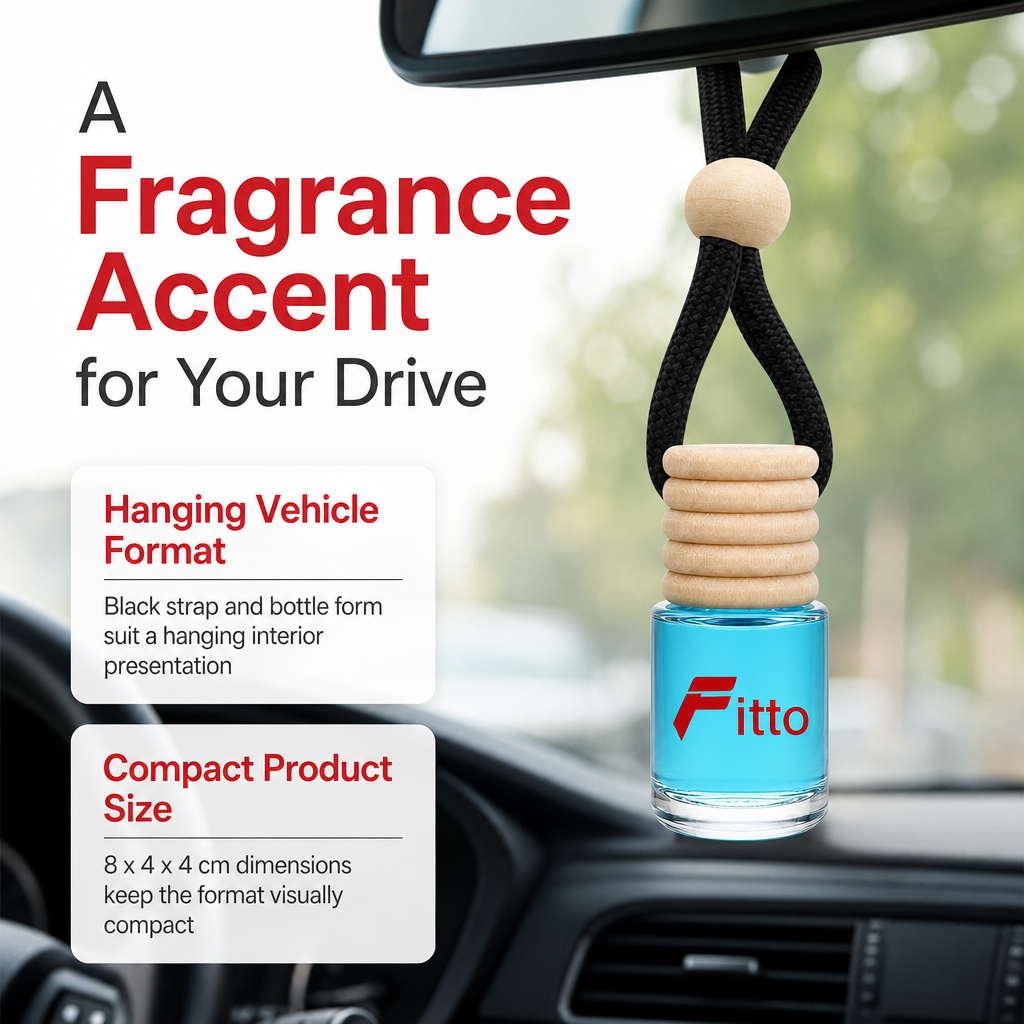 144 Pieces Car Air Fresheners Hanging Bottle, Black Ice Scent, Black, 8 cm