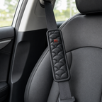 96 Pieces Quilted Car Seat Belt Shoulder Pad, Black, 28 x 9 x 5 cm