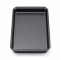 96 Pieces Rectangular Cake Baking Pan, Carbon Steel Non-Stick Cake Mold, 47 × 31 × 5.5 cm, Black, 1 Piece