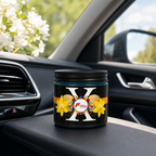 120 Pieces Jelly Air Freshener for Cars, Vanilla Scent, Round Jar, 9 x 9 x 9 cm