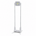 48 Pieces White Rechargeable LED Work Light with 165.5 cm Extendable Stand