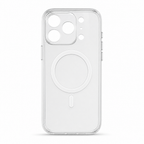96 Pieces Crystal Clear Magnetic Phone Cases for 16 Pro Max with Wireless Charging Ring and Raised Camera Protection