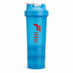 96 Pieces Sports Water Bottles Shaker Bottle with Flip Spout, Blue, 25 cm