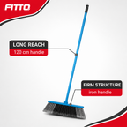 96 Pieces Indoor Broom with Iron Handle, Assorted Colour, 120 cm