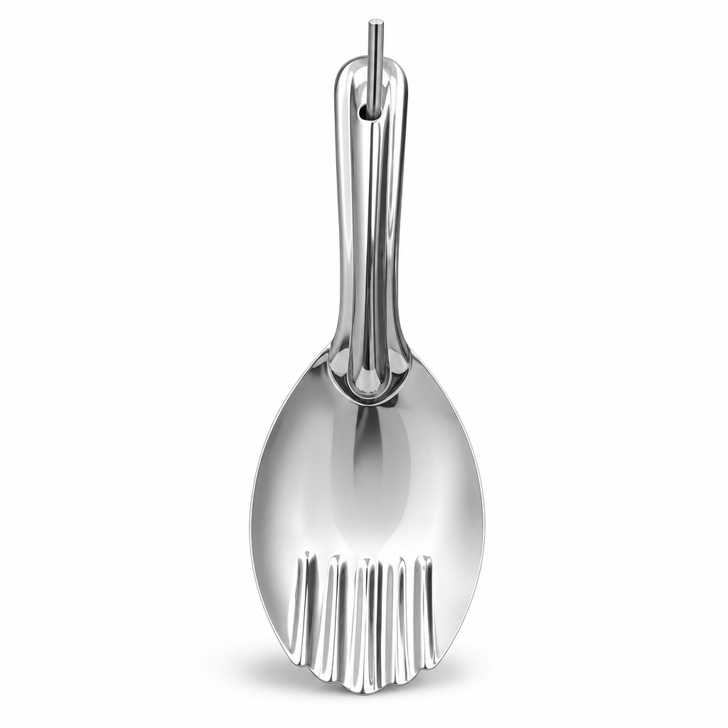 240 Pieces Stainless Steel Rice Spoon, Slotted Serving Utensil, 25 cm