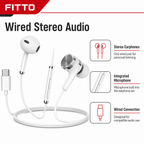 120 Pieces Wired Stereo Earphones with Microphone, Bass Audio and Noise Reduction