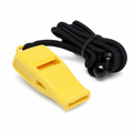 96 Pieces Referee Whistle with Lanyard, Sharp High Tone, Yellow
