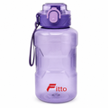 96 Pieces 1400ml Sports Water Bottles with Carry Strap, Purple