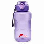 96 Pieces 1400ml Sports Water Bottles with Carry Strap, Purple
