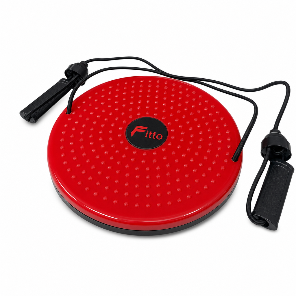 96 Pieces Twister Waist Disc with Exercise Rope, Red, 30 x 30 x 8 cm