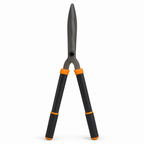 72 Pieces Long-Handle Hedge Shears, 55 cm, Garden Pruning Tool, Black Orange and Silver, 1 Piece