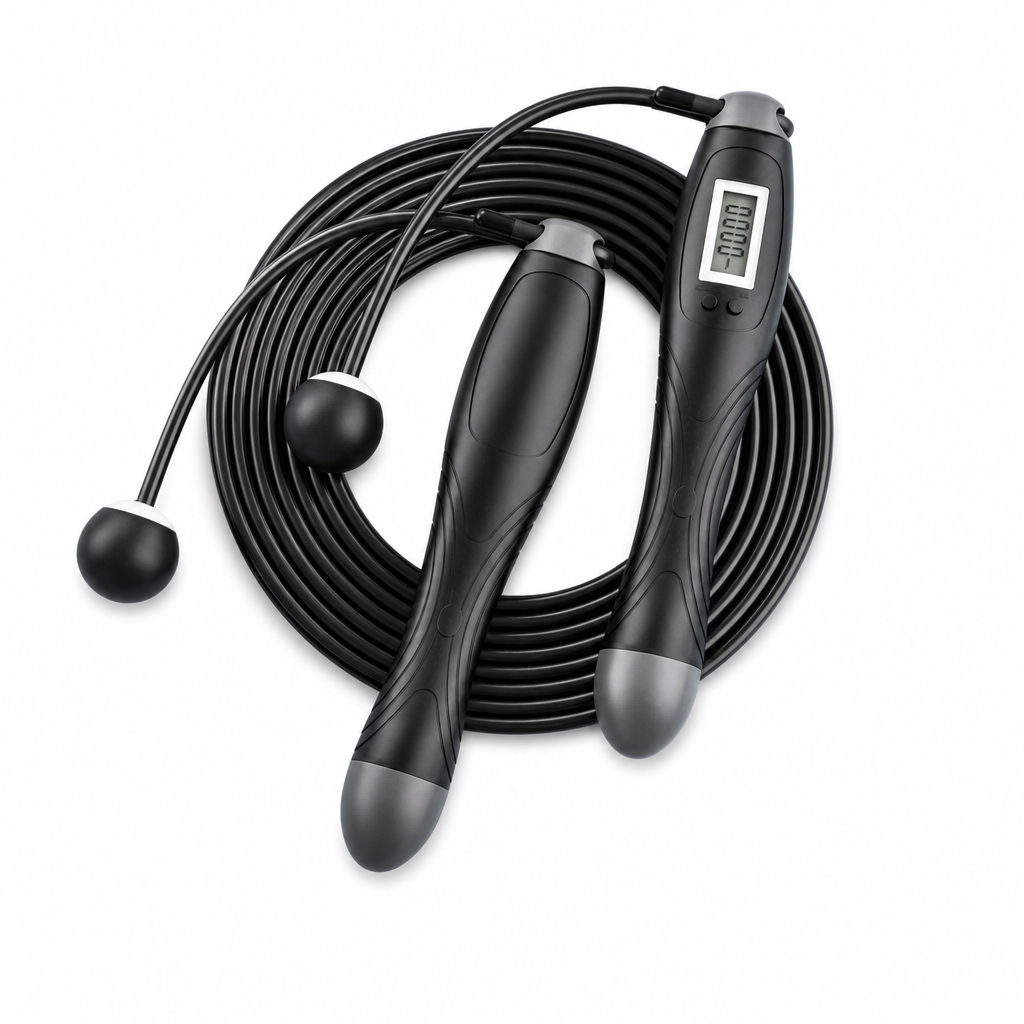 96 Pieces Digital Jump Ropes with LCD Counter for Cardio Training, Single Set
