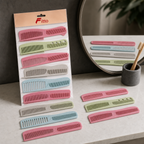 96 Pieces Hair Combs Set, Pastel Colours, 12-Piece Assorted Collection for Styling and Grooming