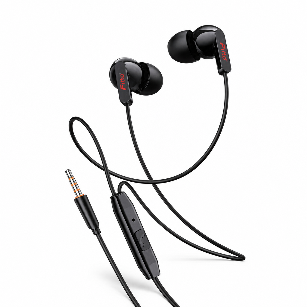 144 Pieces Wired In-Ear Stereo Earphones with 3.5mm Connector, Inline Control and Noise Reduction