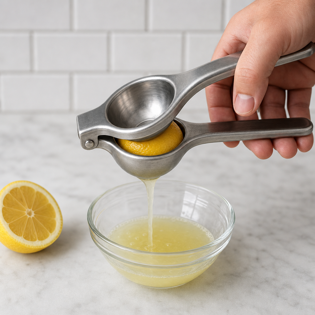 120 Pieces Manual Lemon Squeezer Stainless Steel Silver 7 cm 1 Piece