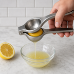 120 Pieces Manual Lemon Squeezer Stainless Steel Silver 7 cm 1 Piece