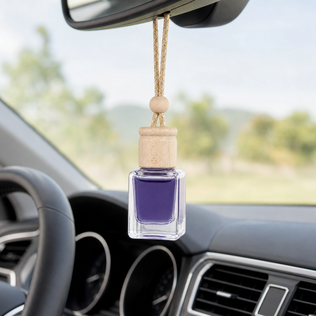 96 Pieces Hanging Bottle Car Air Fresheners, Blackberry & Bay Scent, Single Unit