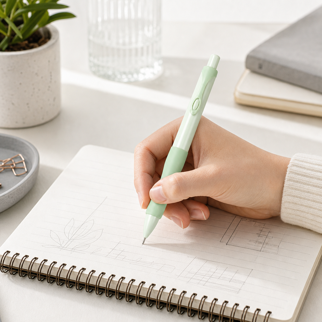72 Pieces Mechanical Pencil, 0.7 mm Lead, Soft Grip, Pastel Colour, 13.2 cm, Single Writing Instruments
