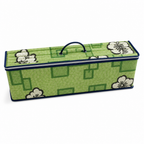 48 Pieces Folding Foam Mattresses, 6-Fold, Green Floral, 20 kg