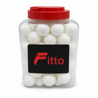 72 Pieces Table Tennis Balls, White, 40-Piece Jar