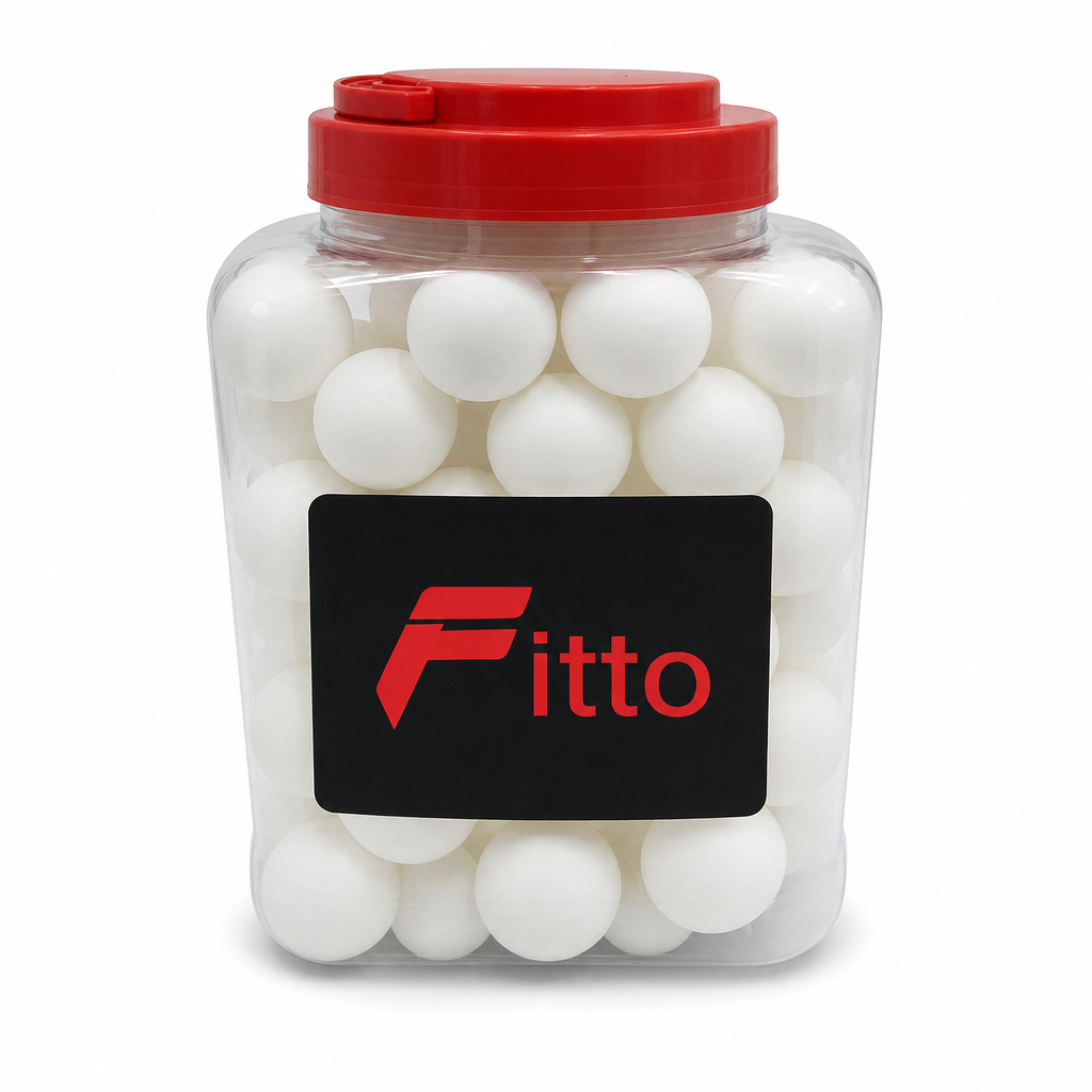 72 Pieces Table Tennis Balls, White, 40-Piece Jar