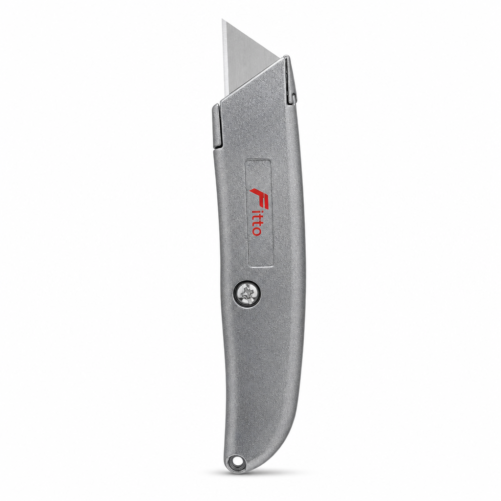 144 Pieces Folding Utility Knives Cutter, 15 cm Open Length, Grey and Black, 1 Piece